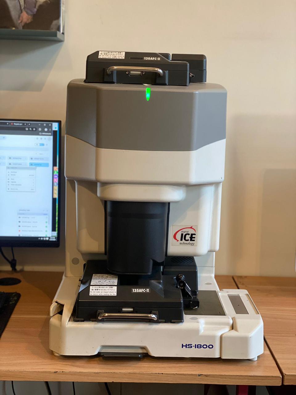 Noritsu HS-1800 Film Scanner with Carriers — 1 Month Warranty